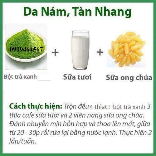 4 công thức đắp mặt nạ từ trà xanh